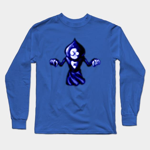 Flatwoods Monster's Ghost *Blue Long Sleeve T-Shirt by AWSchmit